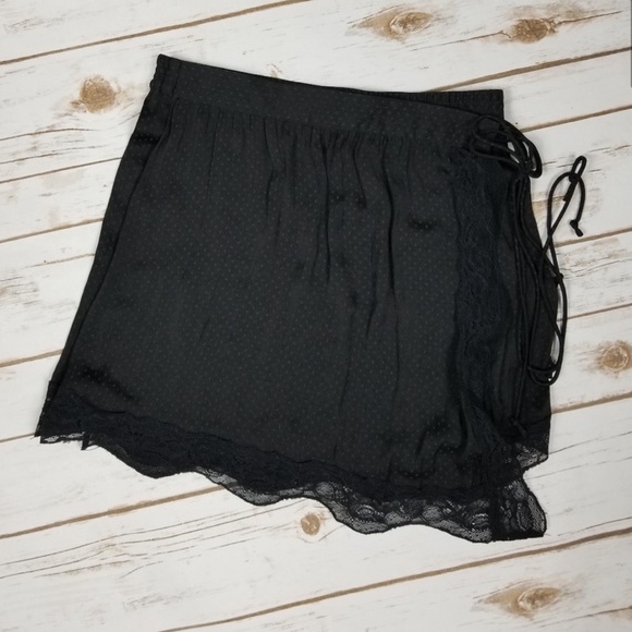 Free People Dresses & Skirts - Free People Intimately Faux Wrap Tie Slip Skirt